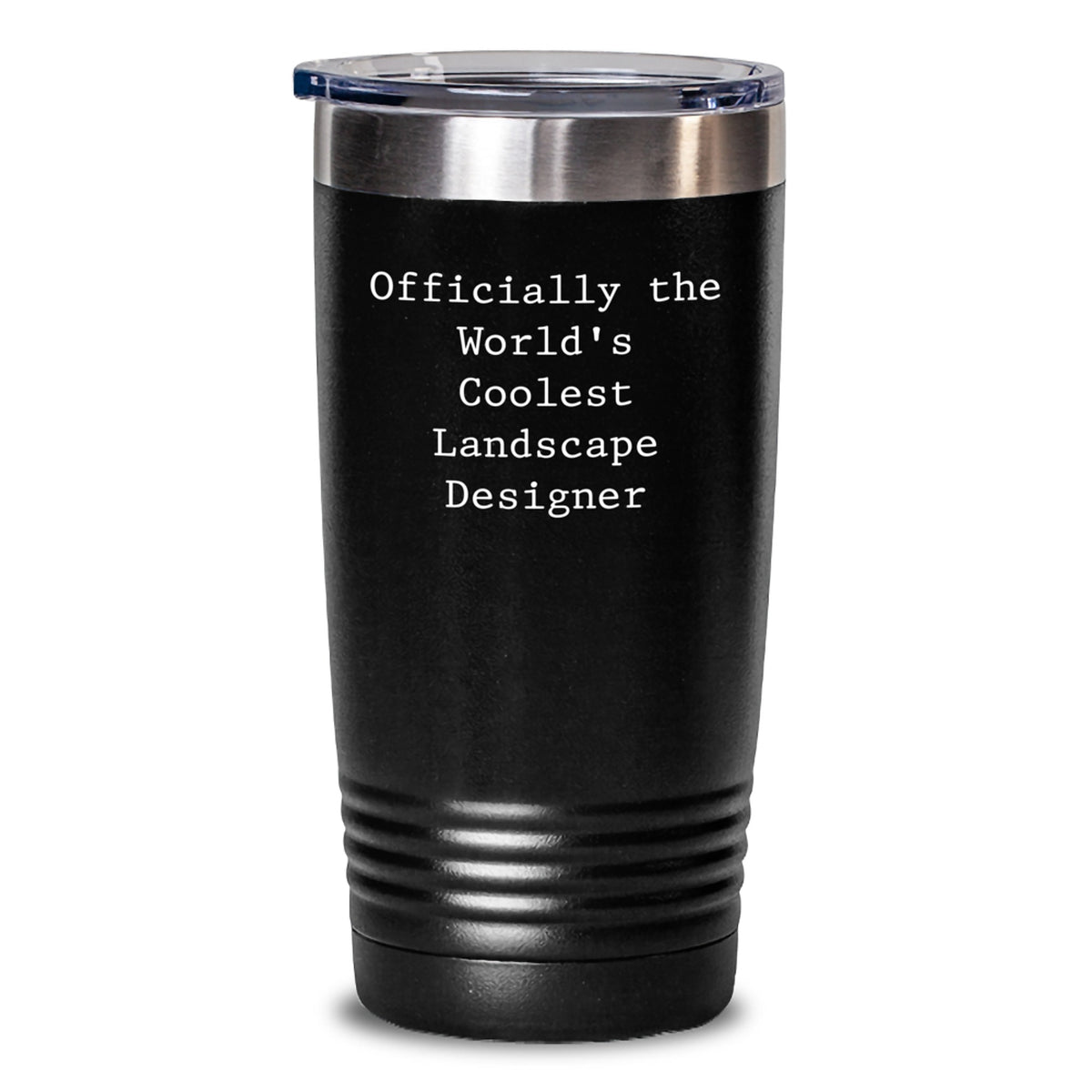 Funny Landscape Designer Gifts from Friends for Men, 'Officially The World's Coolest Landscape Designer' Unique Tumblers for Christmas - Main
