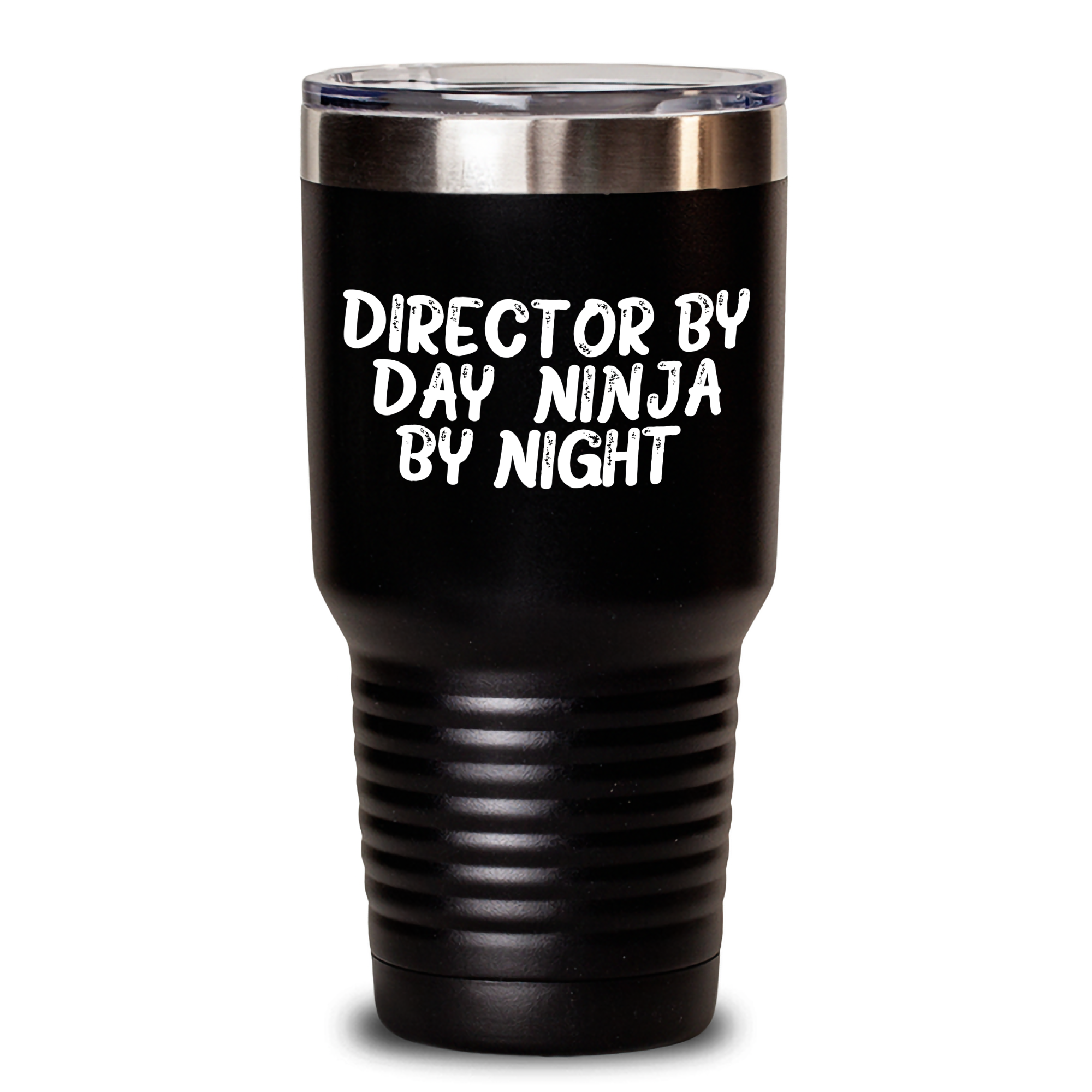 Director By Day. Ninja By Night. Funny Gifts from Family for Directors - 20oz/30oz Tumbler, Stainless Steel/Powder Coating, Vacuum-Insulated, Unique Father's Day Unique Gifts - Main