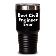 Funny Civil Engineer Gifts from Friends - Best Civil Engineer Ever Tumbler for Graduation Unique Gifts - Main