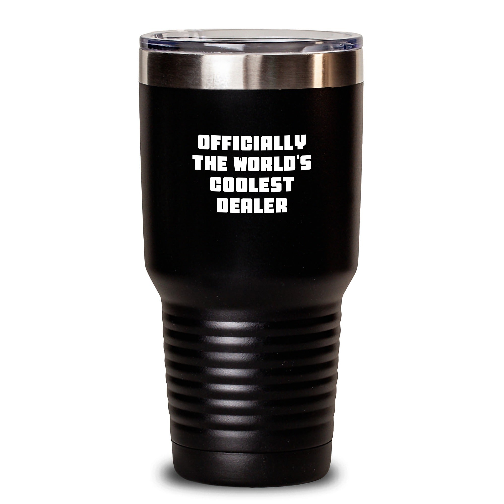 Funny Dealer Gifts from Friends for Men, The World's Coolest Dealer Tumbler, Perfect for Hot and Cold Drinks - Main