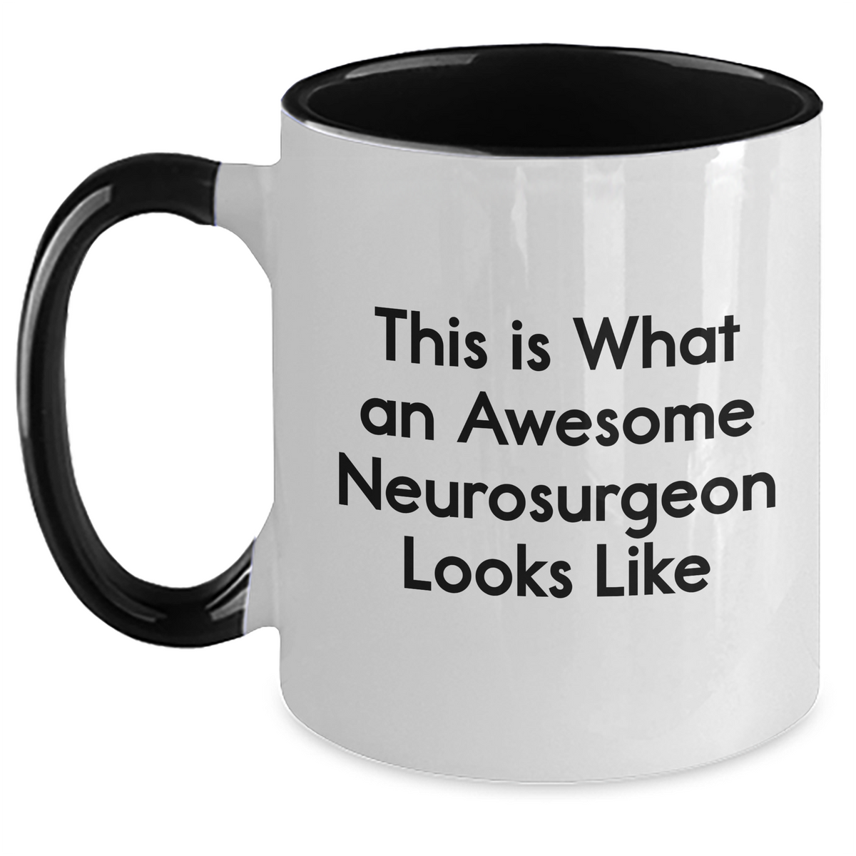 Funny Neurosurgeon Gifts from Friends and Family - Two Tone Coffee Mug for Graduation - Main