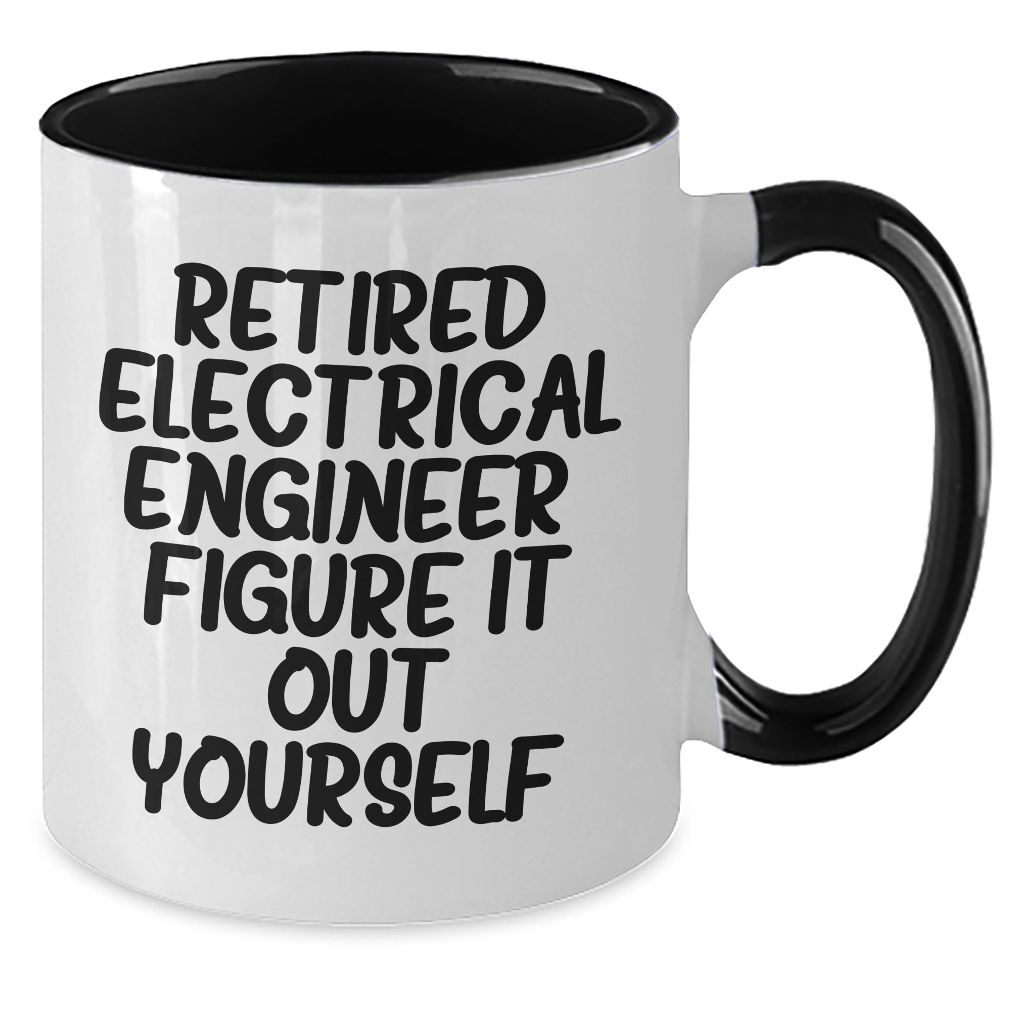 Electrical Engineer Gifts, Funny Quote, Two Tone Coffee Mug, Graduation Unique Gifts from Friends to Electrical Engineer - Additional