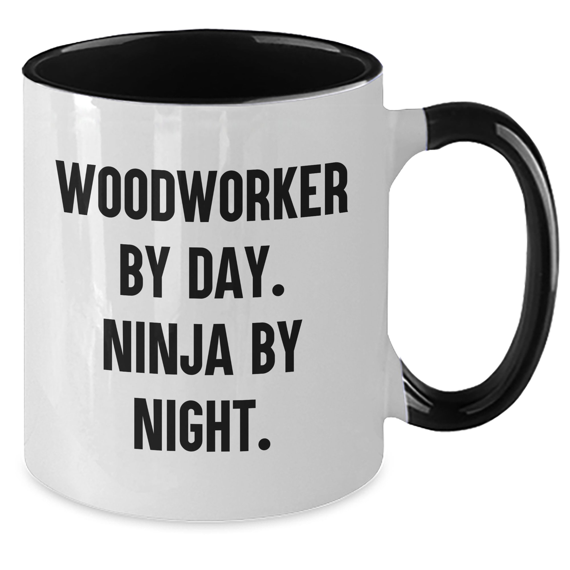Woodworker Gifts from Men to Woodworker By Day. Funny Two Tone Coffee Mugs for Father's Day, Unique Gifts for Him - Additional