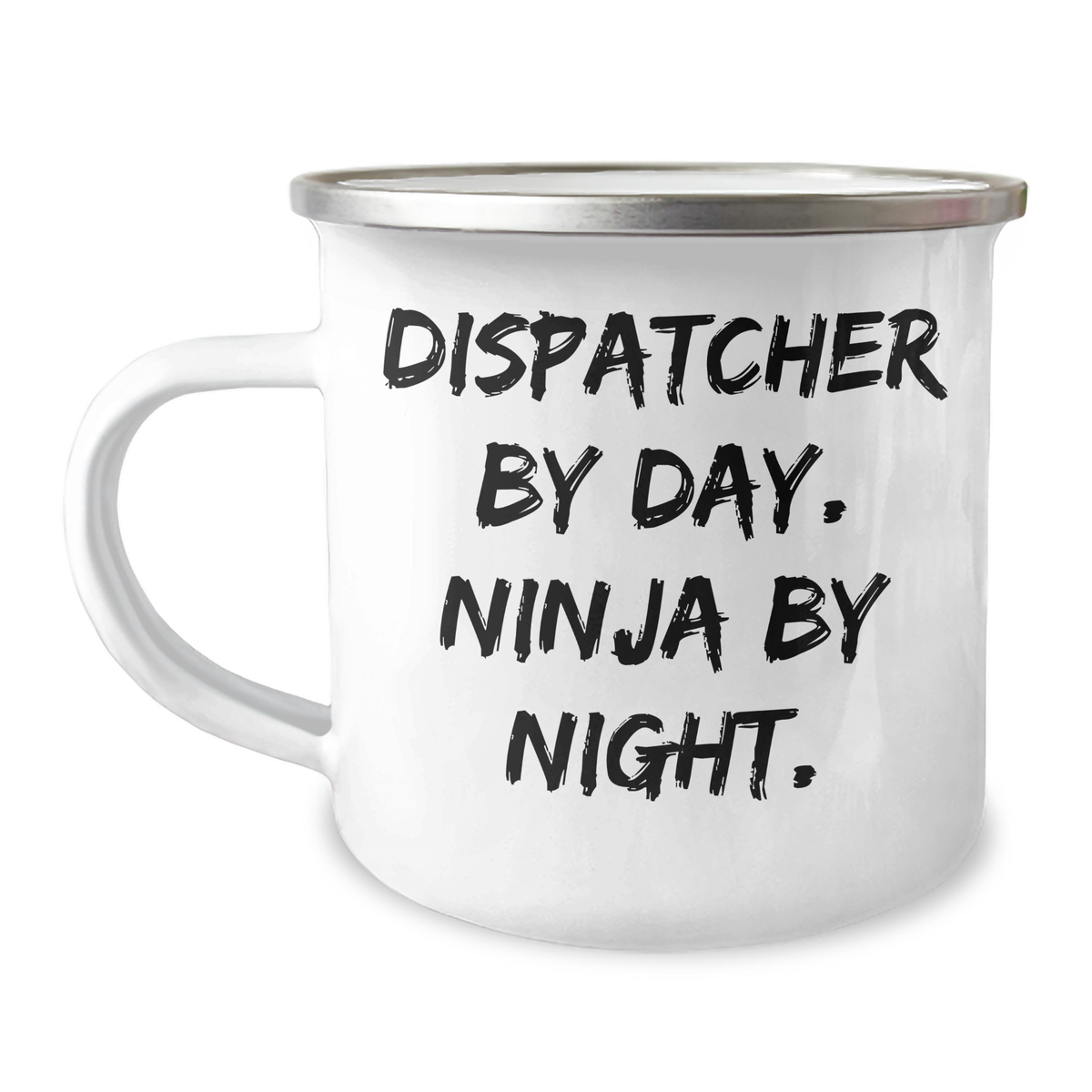  Dispatcher Gifts, Funny Quote, Camping Mug for Father's Day - 'Dispatcher By Day. Ninja By Night.' - Unique Gifts from Friends to Family - Image 1
