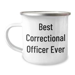 Funny Correctional Officer Gifts Best Ever Quotes, Correctional Officer Camping Mug for Men Friends Coworkers Family, Gifts from Men Women Friends Coworkers Family, Unique Graduation Gift - Image 1