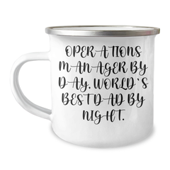Operations Manager Gifts from Family, Men, or Coworkers - Funny Camping Mug for Operations Manager, Graduation Unique Gifts - Image 1