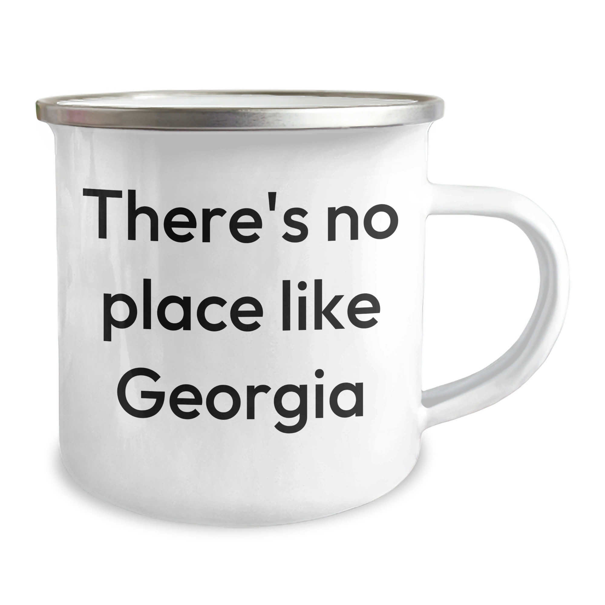 Georgia Camping Mug, Funny Quote 'There's No Place Like Georgia' for Graduation Gifts from Family to Friends - Image 2
