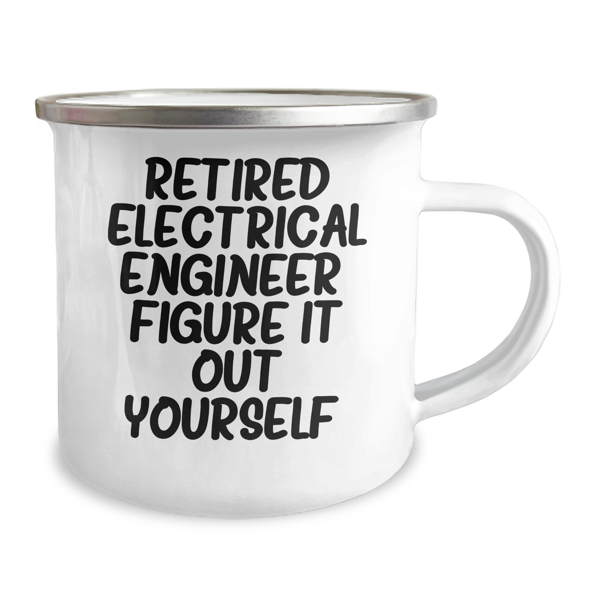 Empowering Electrical Engineers 'Figure It Out Yourself' Camping Mug, Gifts from Family to Men, Perfect Graduation Unique Gifts - Image 2
