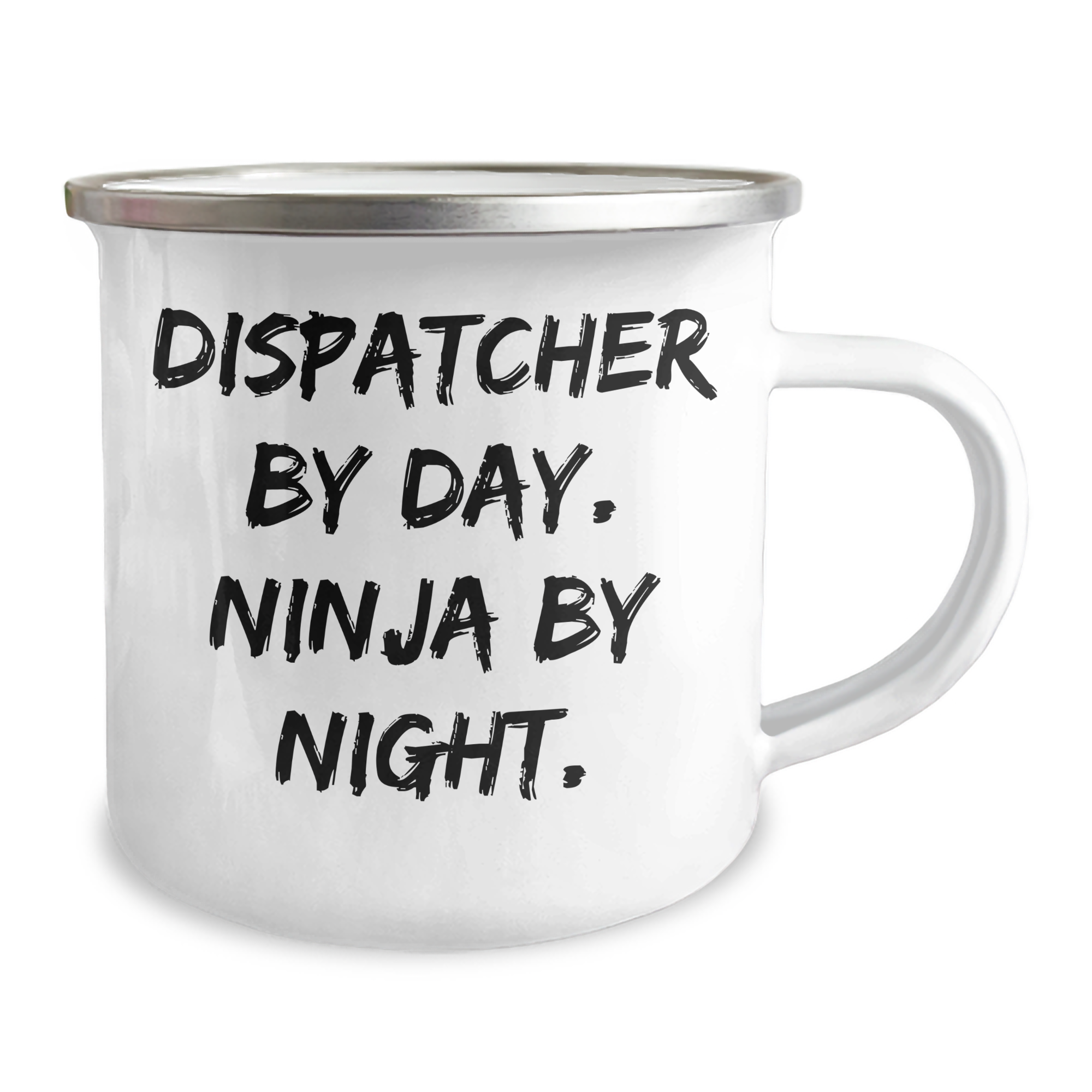  Dispatcher Gifts, Funny Quote, Camping Mug for Father's Day - 'Dispatcher By Day. Ninja By Night.' - Unique Gifts from Friends to Family - Image 2