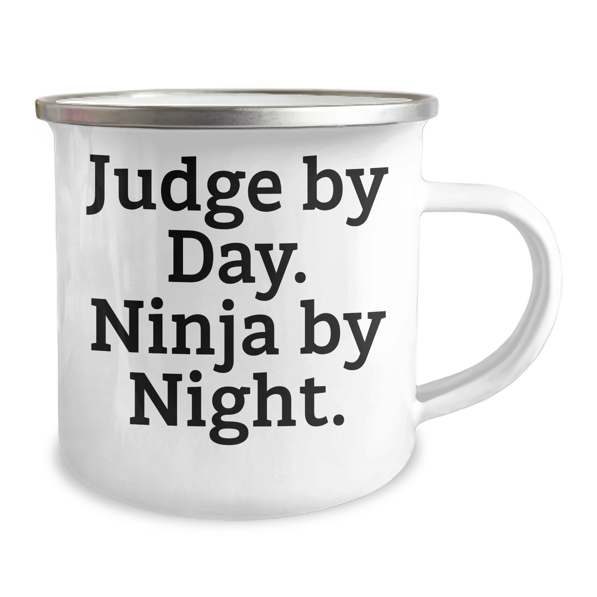 Judge Gifts for Men - Camping Mug by Day, Ninja by Night. Funny Quote, Father's Day Unique Gifts from Family - Image 2