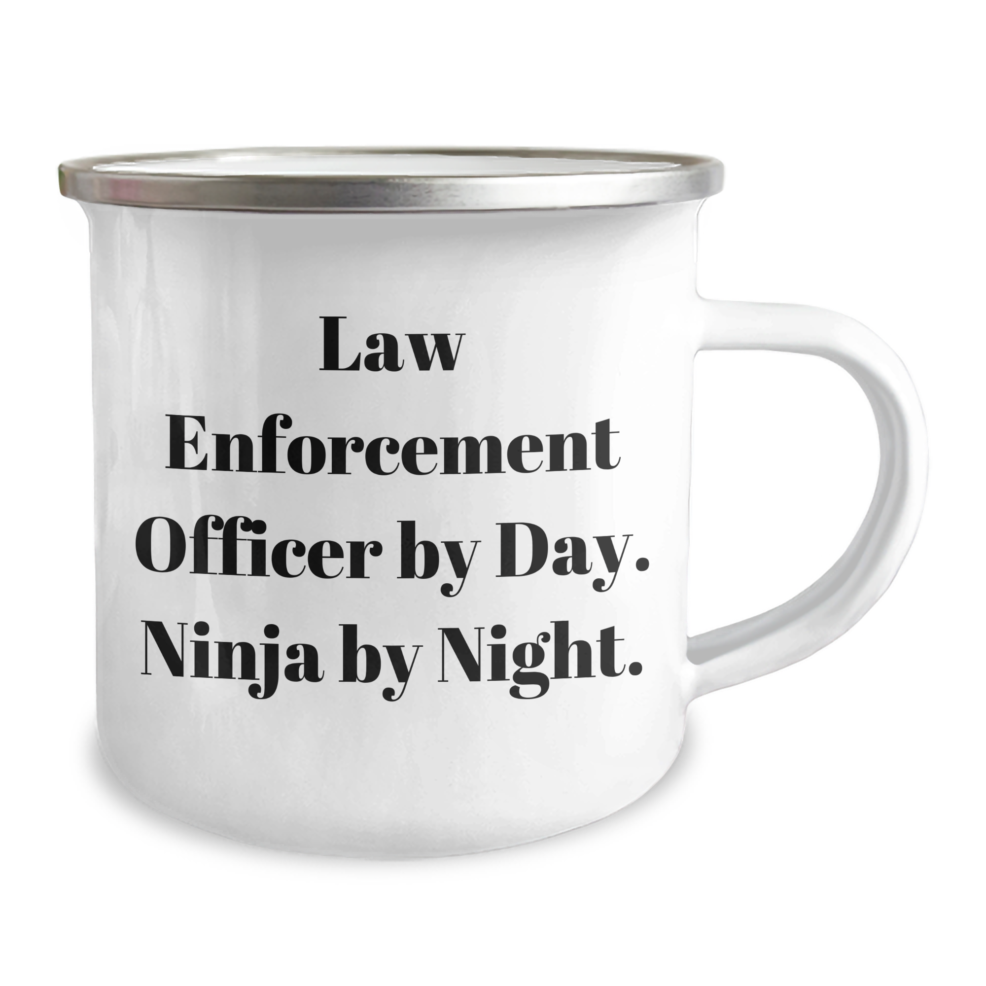 Law Enforcement Officer Gifts, Funny Quote, Camping Mug, Graduation Unique Gifts from Men for Law Enforcement Officer - Image 2