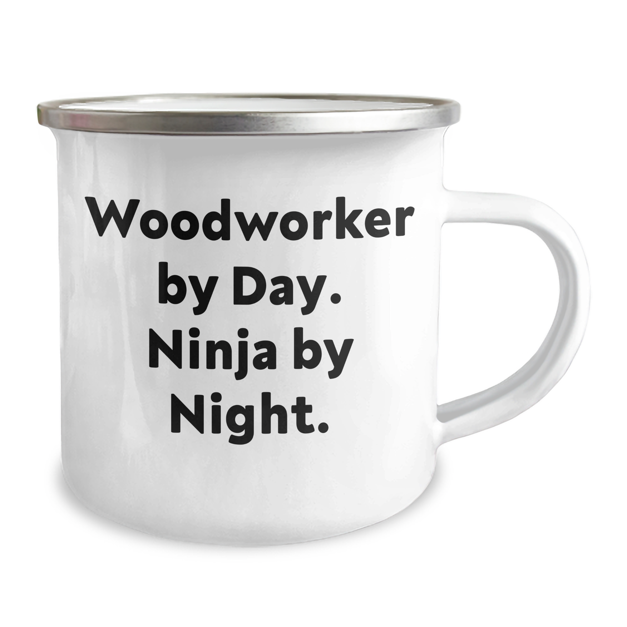 Woodworker's Camping Mug - Funny Quote, Great Gifts from Men to Woodworkers, Father's Day Unique - Image 2
