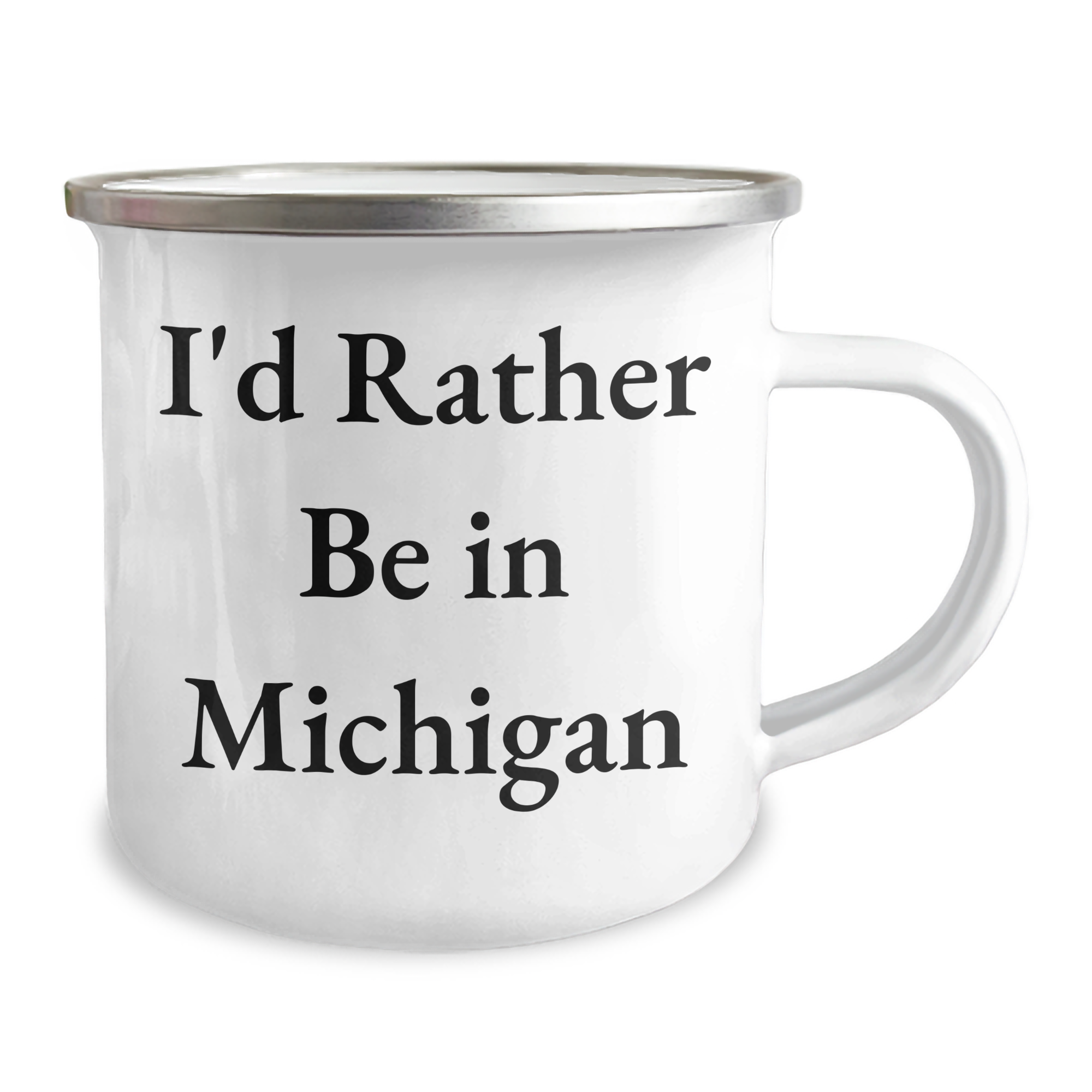 Gifts from Friends and Family, I'd Rather Be In Michigan, Unique Michigan Camping Mug, Graduation Unique Gifts for Men - Image 2