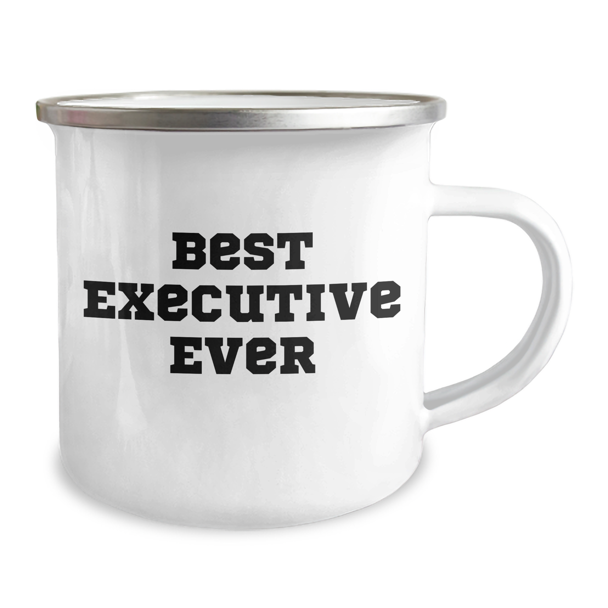 Funny Executive Gifts from Friends - Best Ever Graduation Camping Mug for Men - 'Best Executive Ever' Quote - Image 2