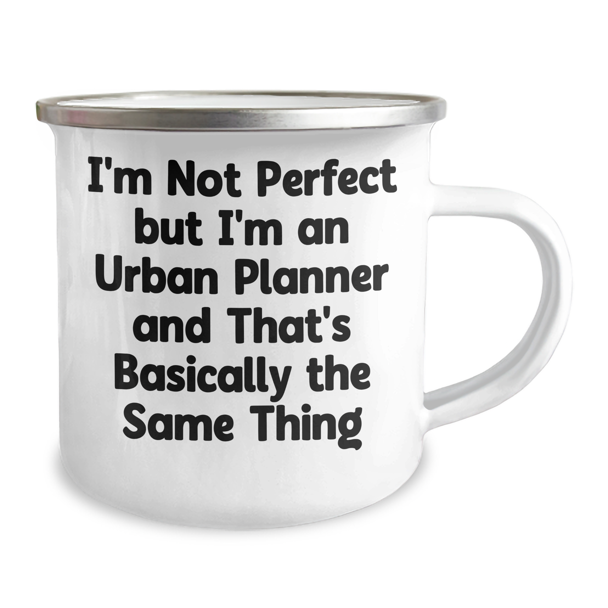 Funny Urban Planner Gifts, 'I'm Not Perfect' Camping Mug for Dad, Father's Day Unique Gifts from Family - Image 2