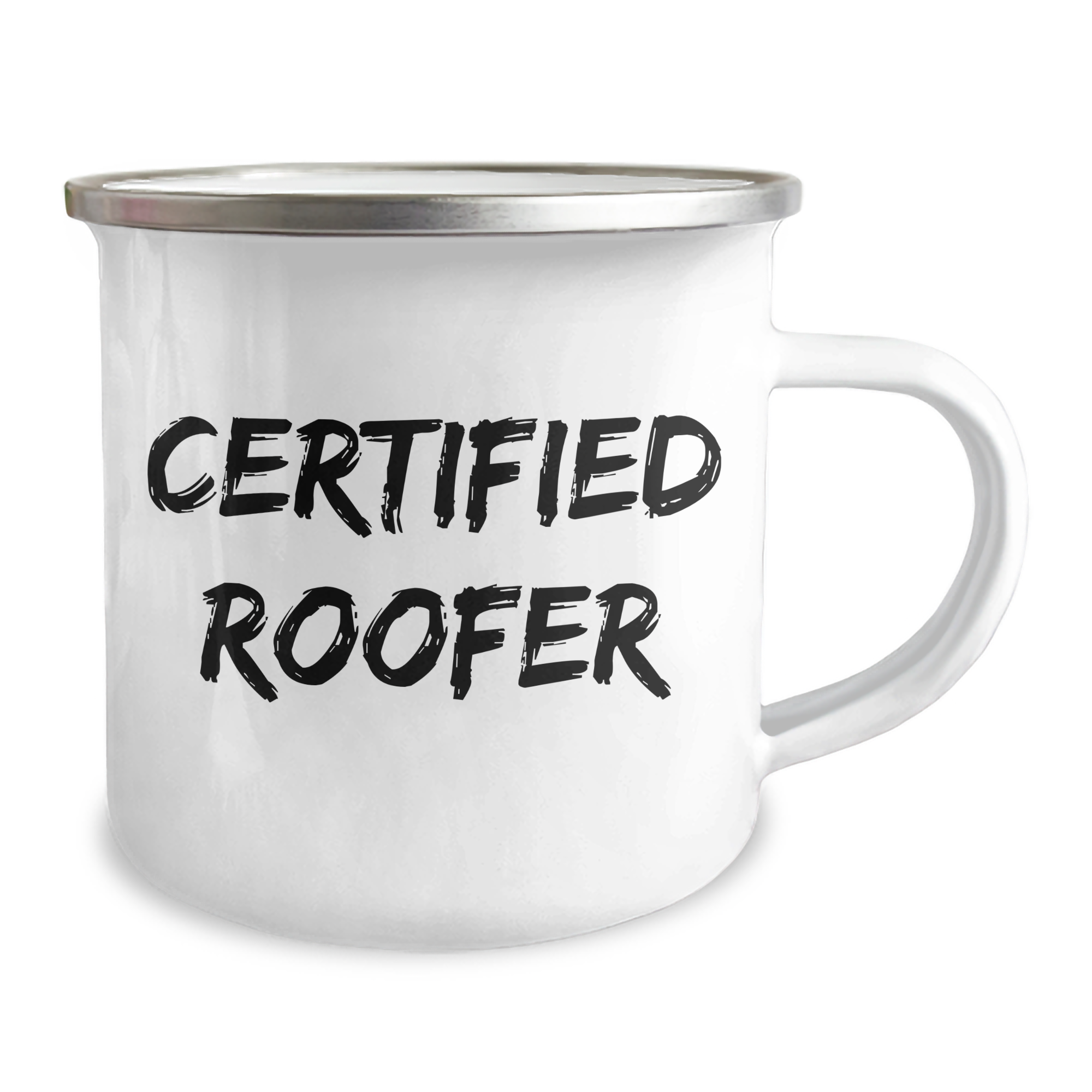Roofer Gifts from Men, Funny Quote Certified Roofer Camping Mug, Perfect Graduation Unique Gifts for Roofer Friends - Image 2