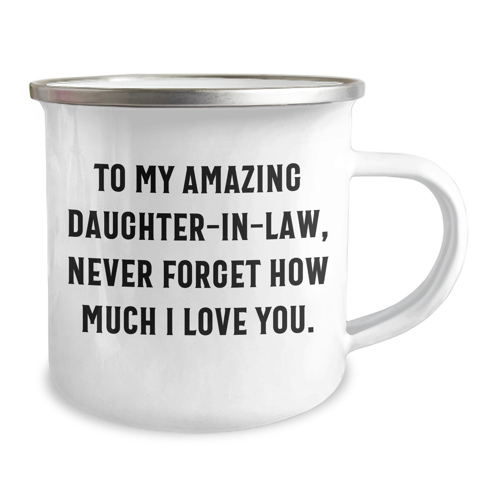 Daughter-in-law Gifts, To My Amazing Daughter-in-law, Funny Camping Mug for Graduation, Gifts from Dad, Daughter-in-law's Special Occasion - Image 2