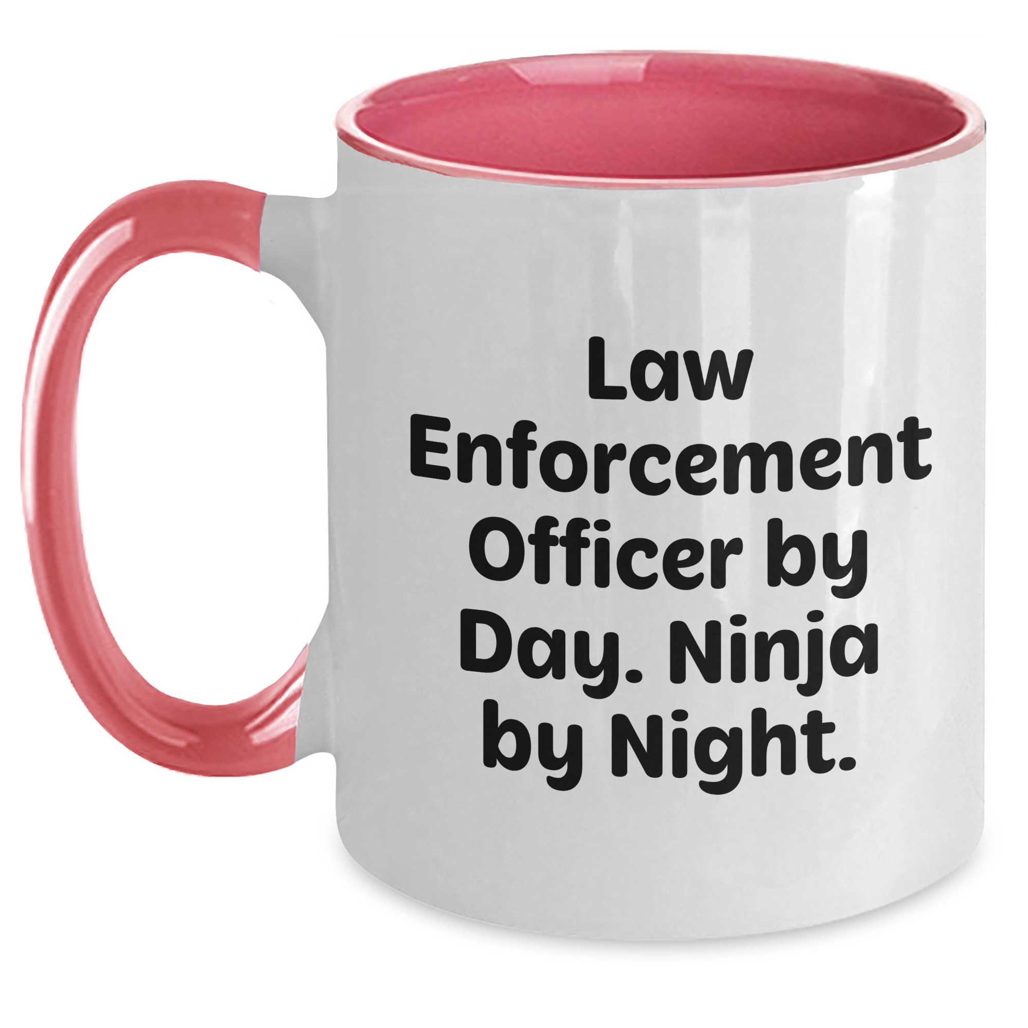 Law Enforcement Officer Gifts Funny Mugs Two Tone Coffee Mug for Graduation from Friends - Main