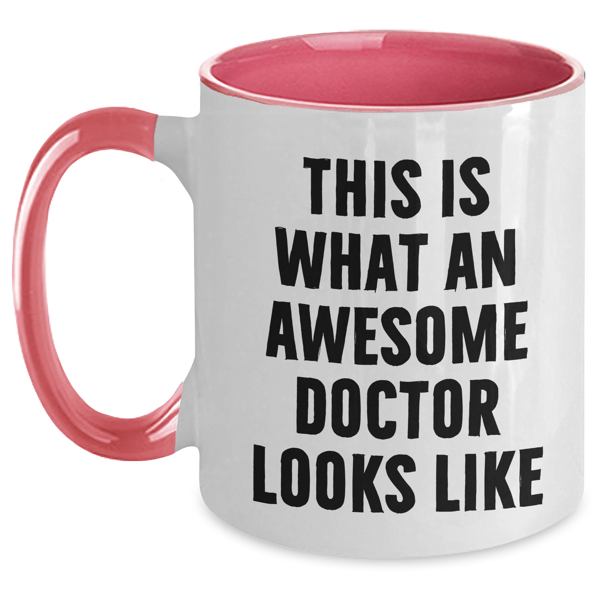 Funny Doctor Gifts from Men for Awesome Doctor on Father's Day - Two Tone Coffee Mug - Main