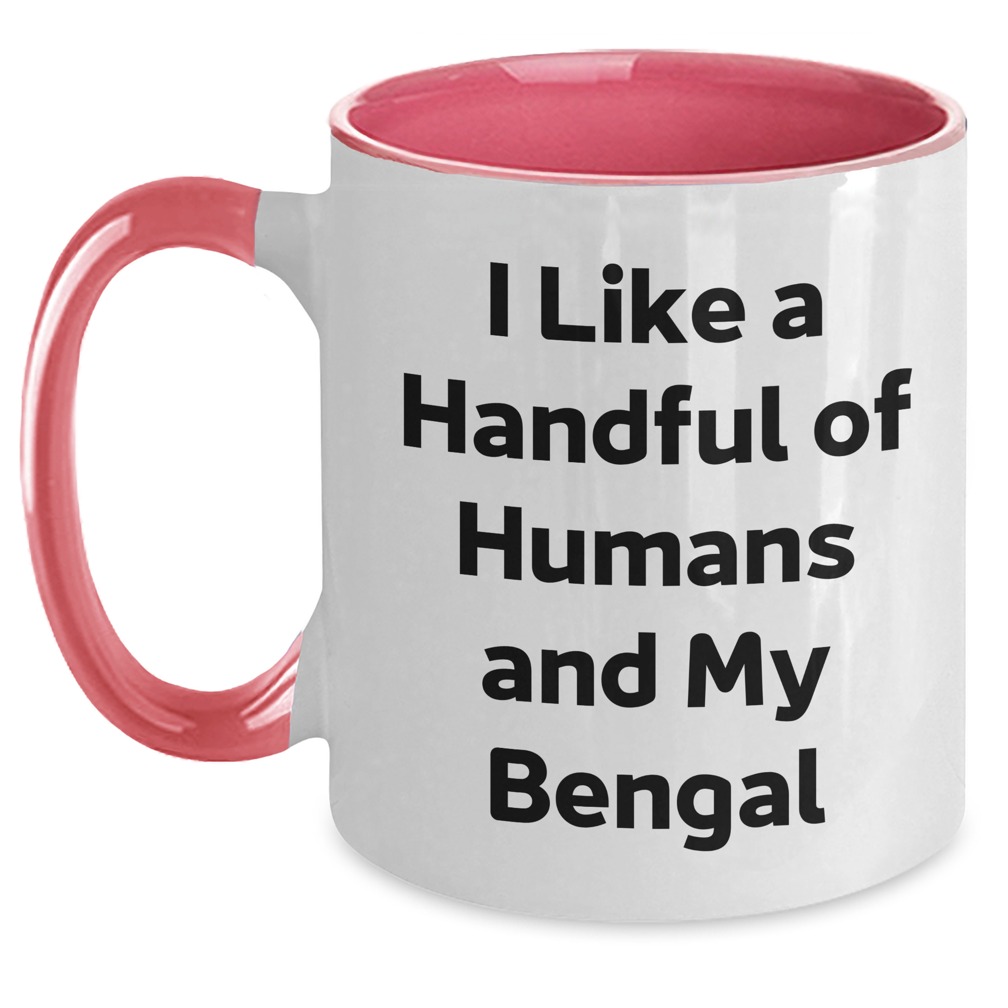 Bengal Cat Lovers Funny Quote Two Tone Coffee Mugs for Graduation Gifts from Friends to Family - Main