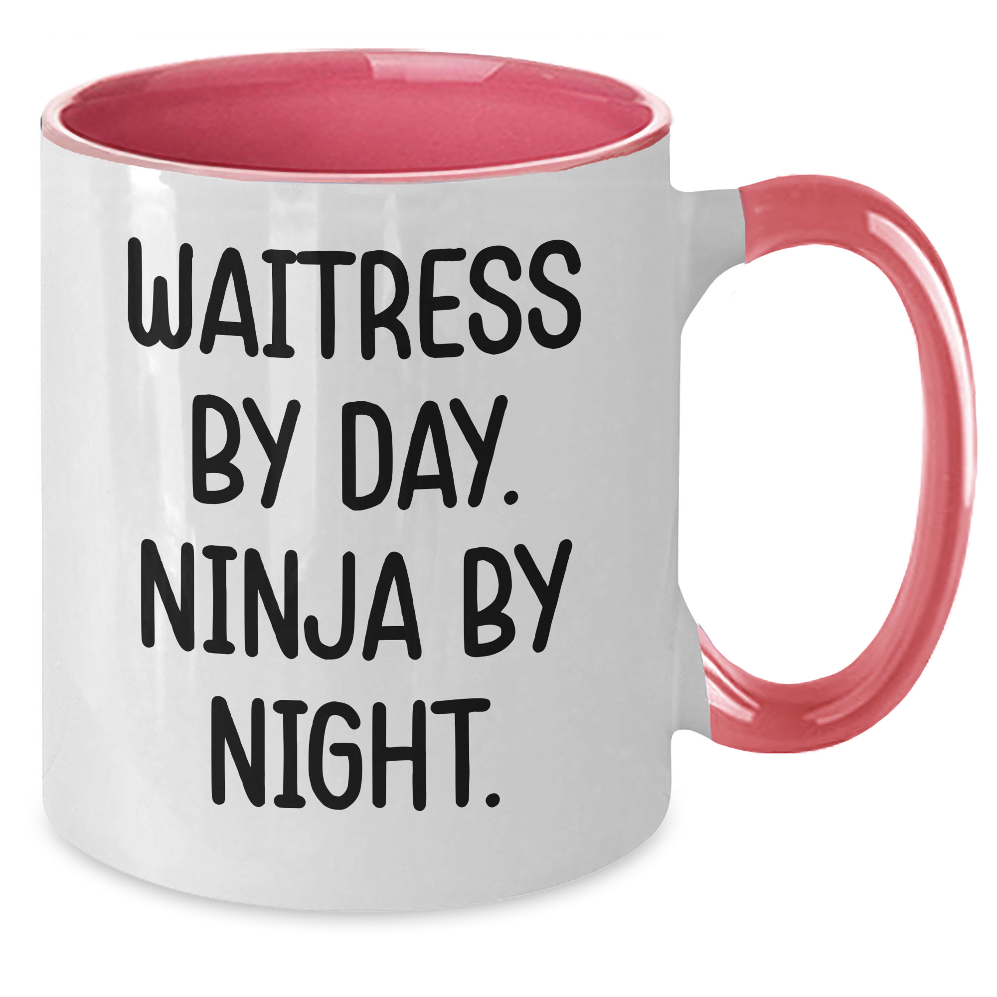 Waitress Gifts from Friends and Family - Two Tone Coffee Mug with Funny Quote - Graduation Unique Gifts - Additional