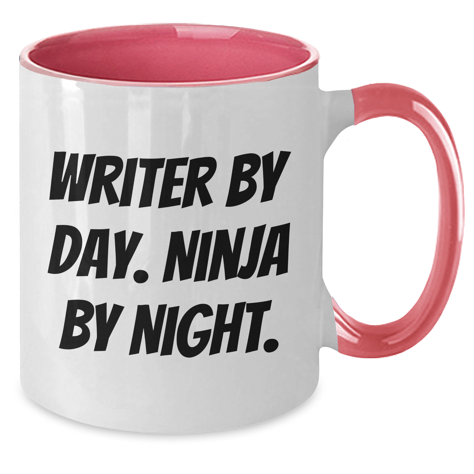 Funny Writer Gifts from Men, Unique Two Tone Coffee Mugs for Writer by Day, Ninja By Night, Father's Day Unique Gifts - Additional