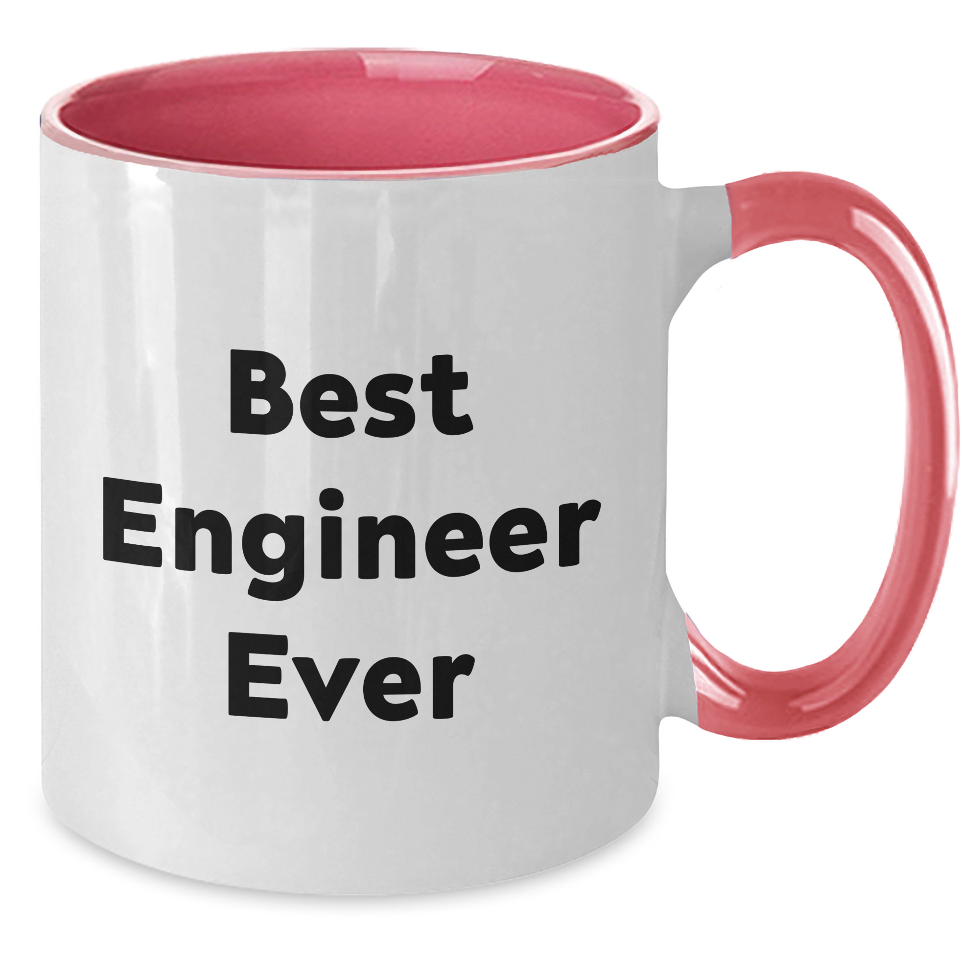 Funny Engineer Gifts from Friends and Family - Best Engineer Ever Two Tone Coffee Mug for Graduation - Additional