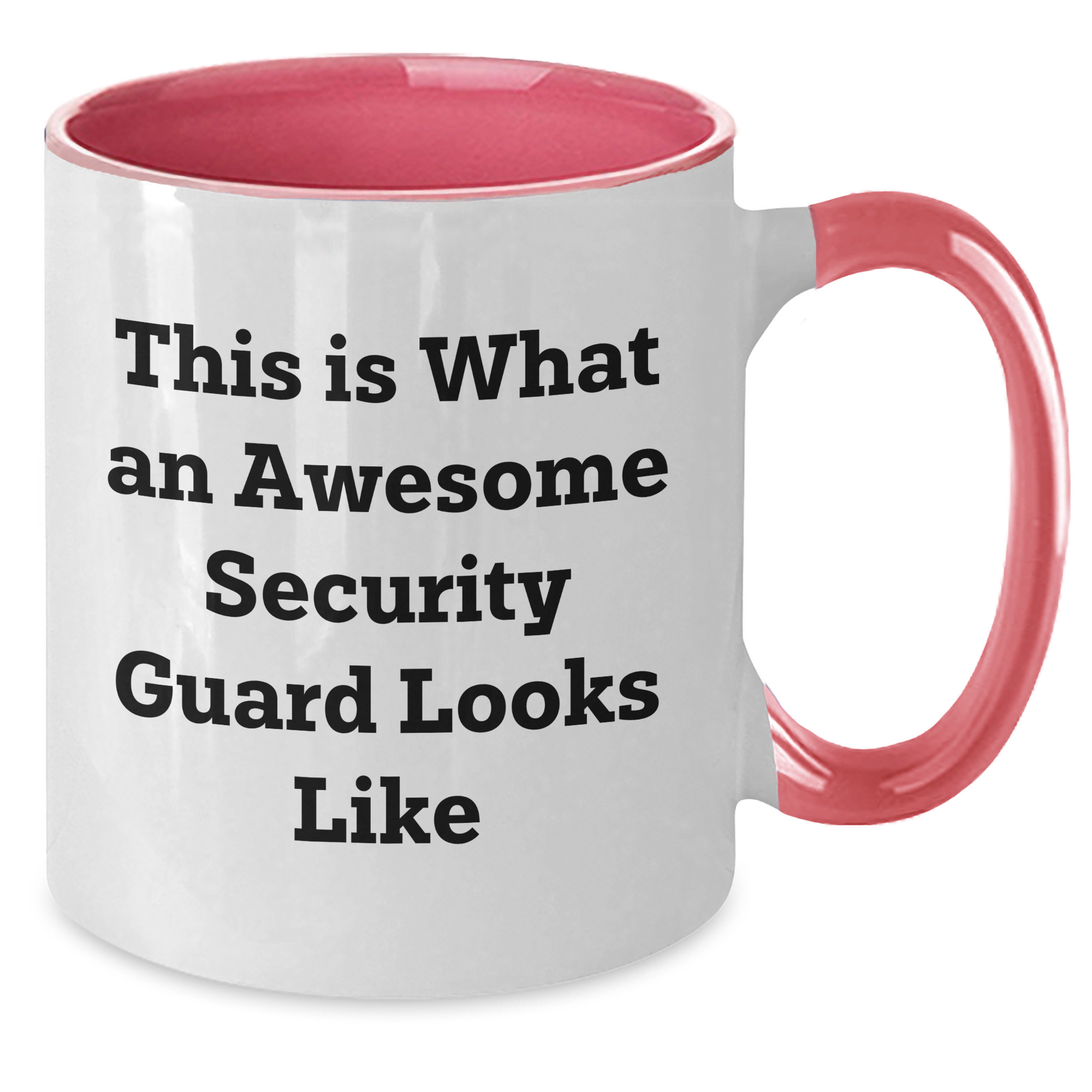 Funny Security Guard Gifts for Men and Women - Security Guard Two Tone Coffee Mug, Graduation Unique Gifts from Friends or Family - Additional