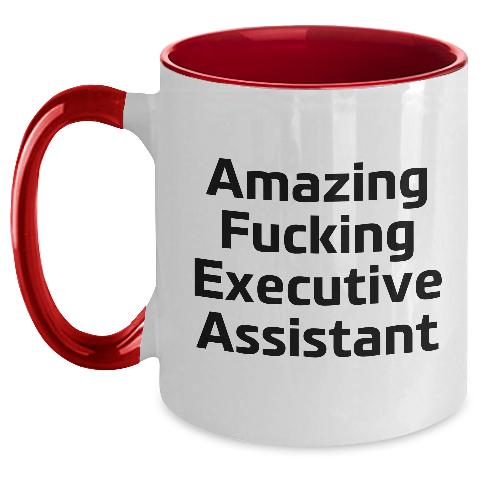 Funny Executive Assistant Gifts, Amazing Two Tone Coffee Mug for Graduation from Friends, Coworkers, Family - Main
