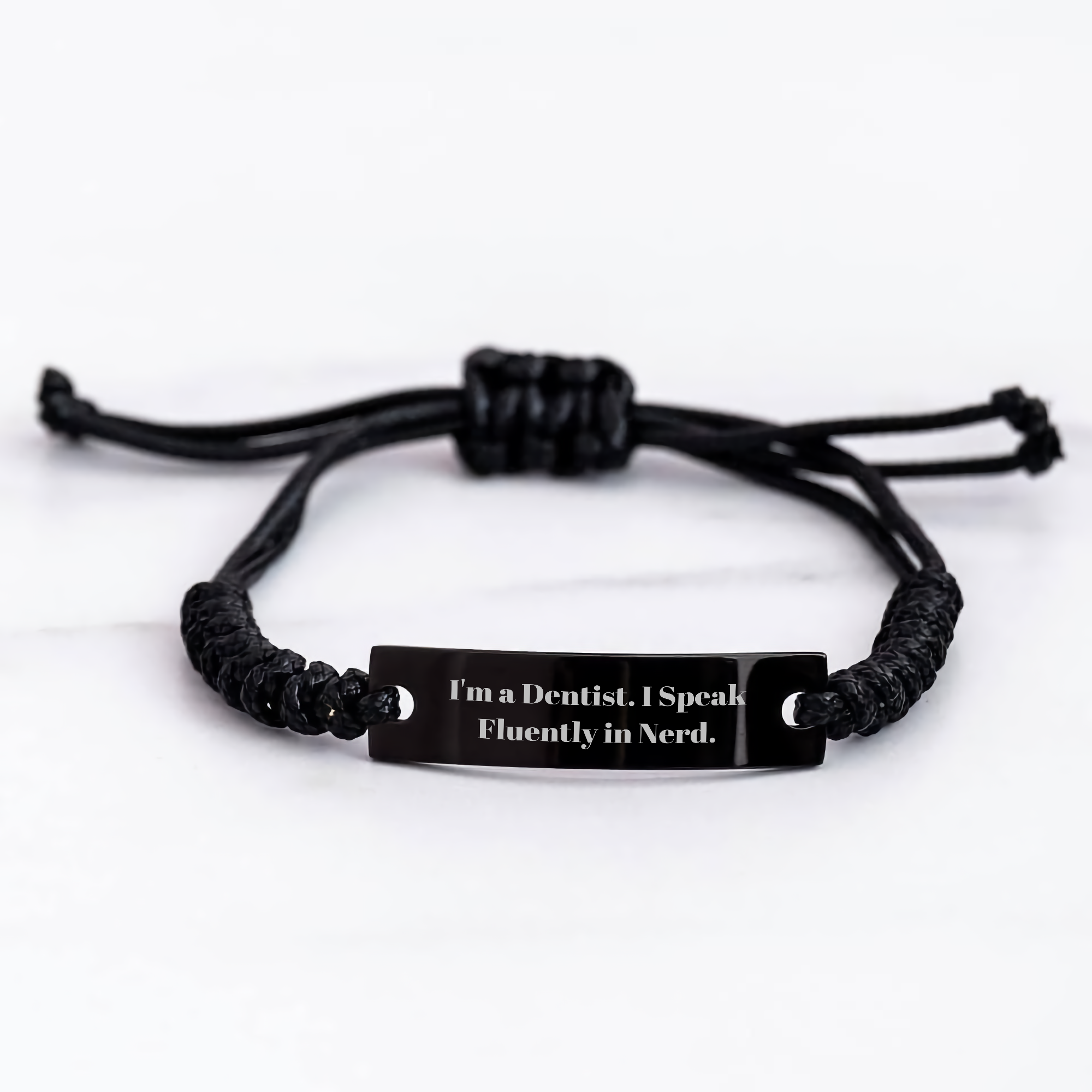 Dentist Humor Rope Bracelet, Gifts from Men to Dentists, Father's Day Unique Gifts for Him - Image 3