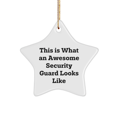 Gifts from Friends to Security Guards This Is What An Awesome Star Ornament Looks Like for Christmas - Image 1