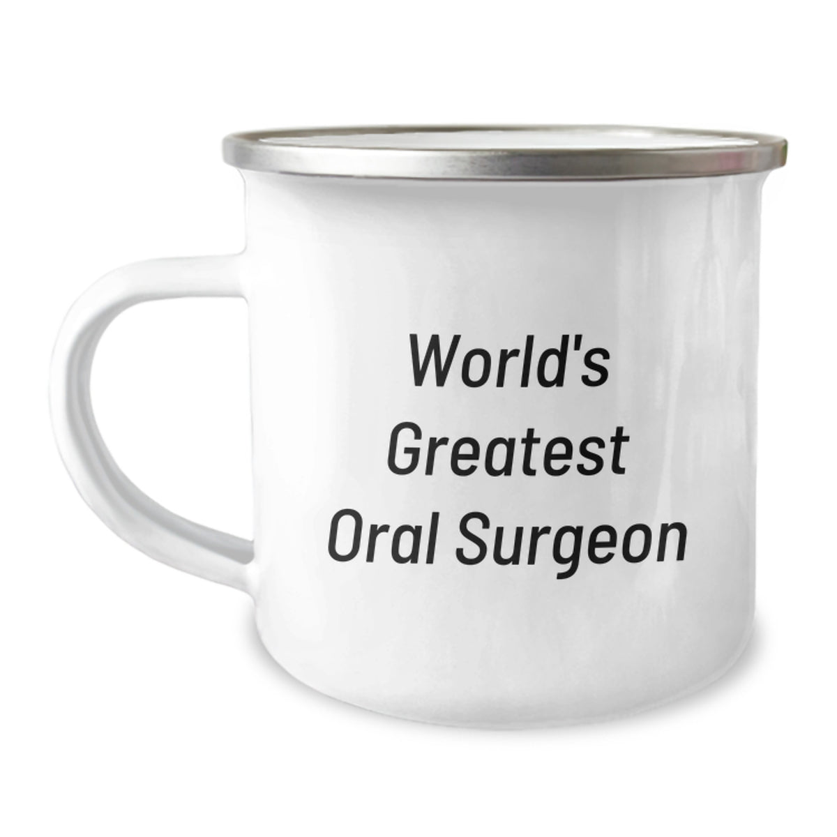 Funny 'World's Greatest Oral Surgeon' Camping Mug for Friends and Family, Unique Christmas Unique Gifts from Men to Oral Surgeon, Best Oral Surgeon Mug for Oral Surgeon - Image 1