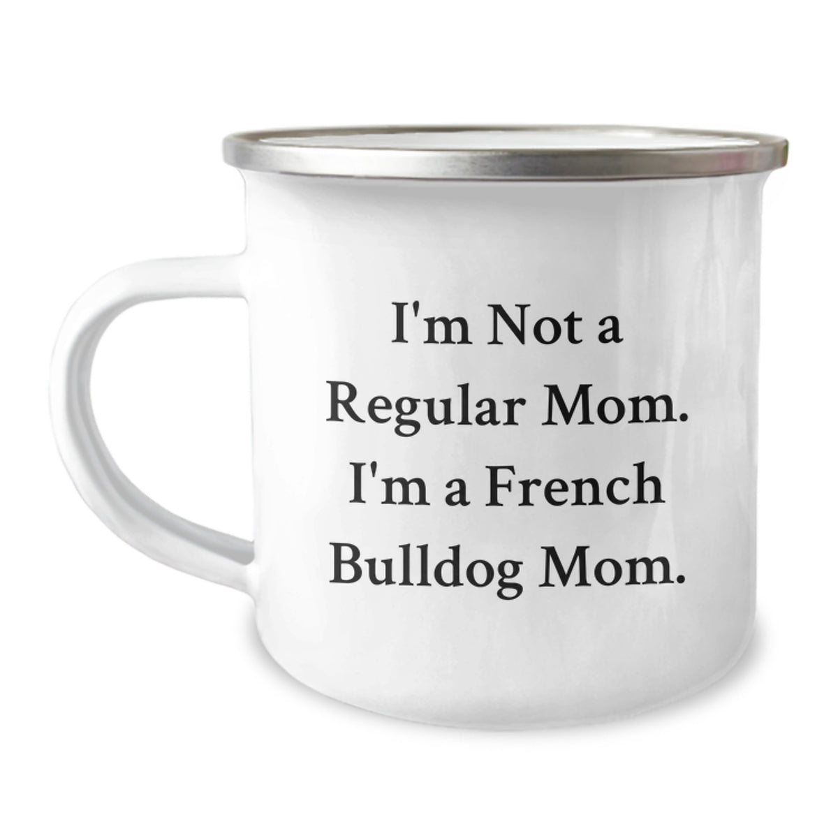 Funny French Bulldog Gifts for Him from Mom, Christmas Unique Presents for French Bulldog Lover, Funny Camping Mug - Image 1