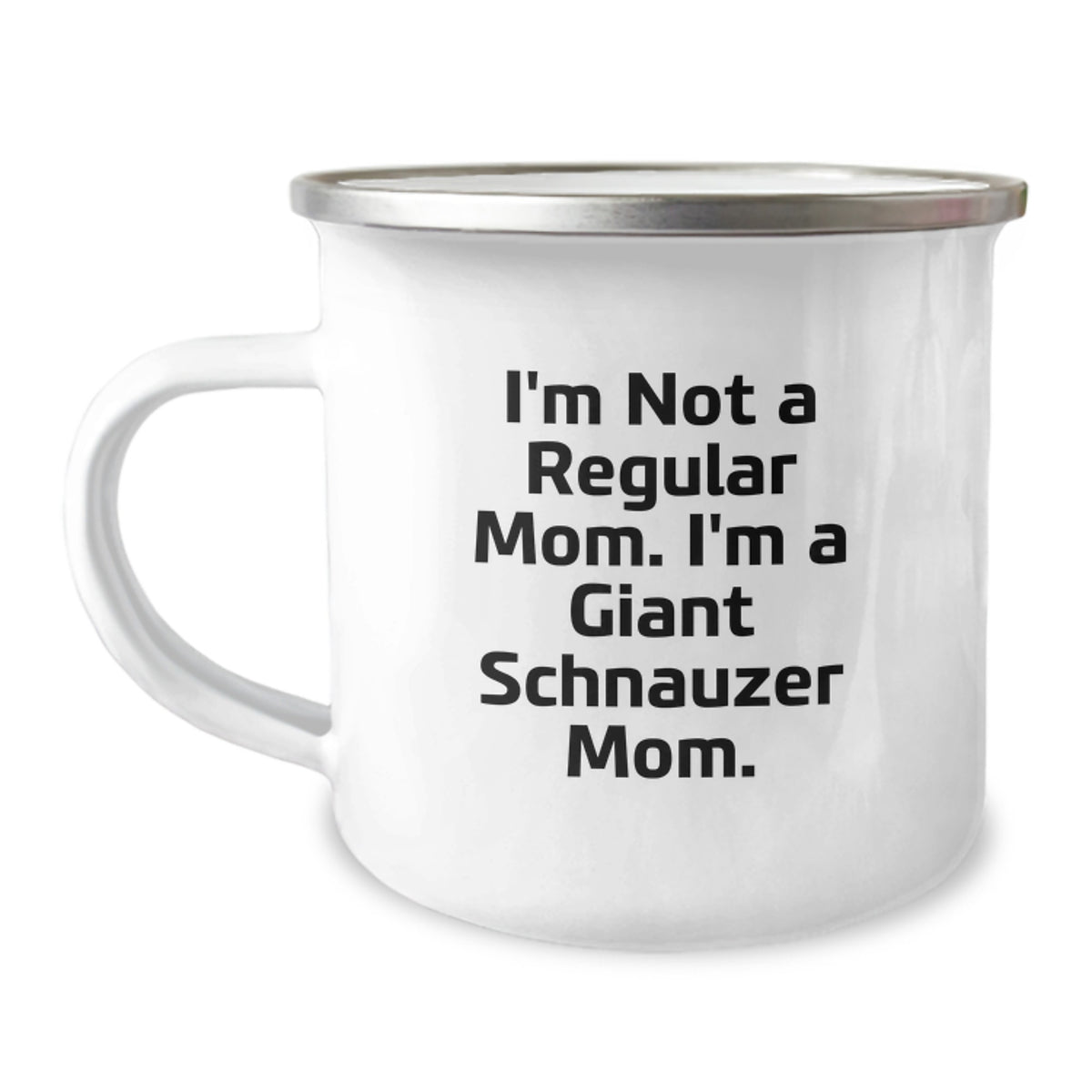 Giant Schnauzer Dog Camping Mug, Funny Quote for Mom Friends, Birthday Unique Gift for Men Women Family - Image 1