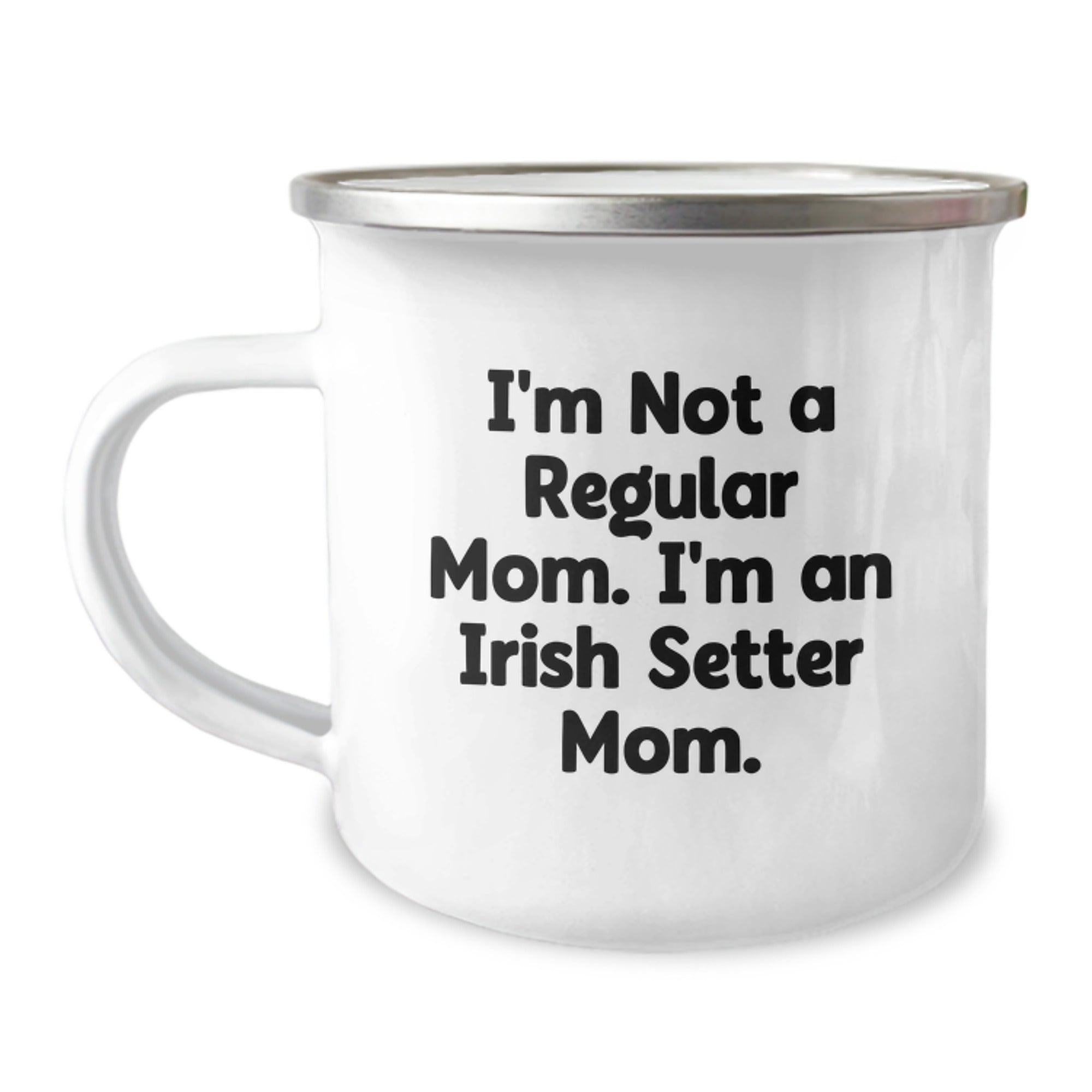 Funny Irish Setter Dog Gifts from Mom Christmas Unique Mugs for Irish Setter Dog Lovers, 'I'm Not A Regular Mom. I'm An Irish Setter Mom.' - Image 1