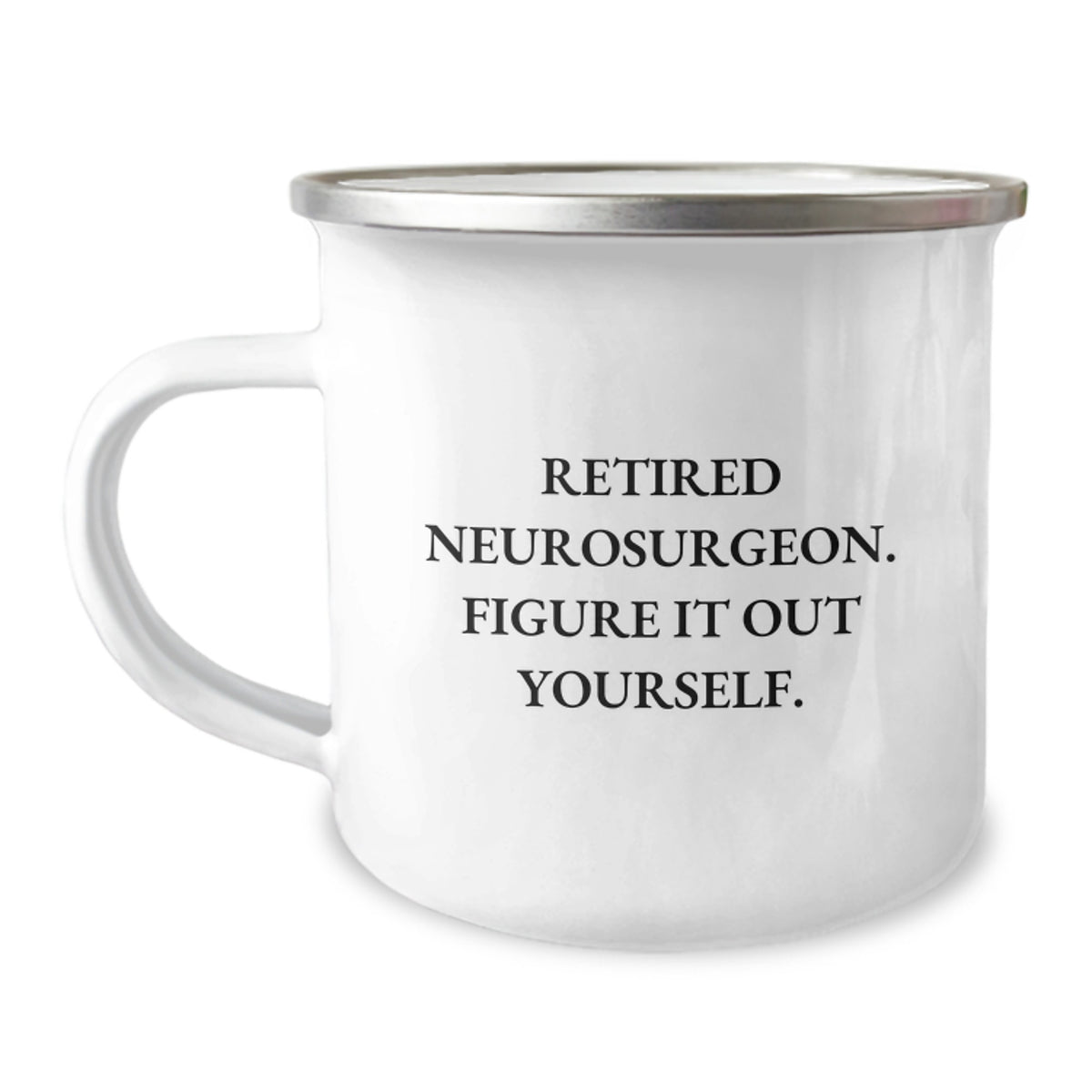 Funny Retirement Gifts for Neurosurgeon Men, Gifts from Family to Doctor, Birthday Unique Presents with Camping Mug - Image 1