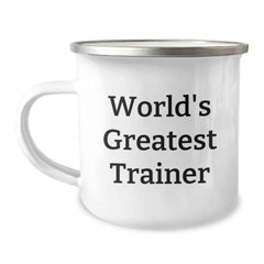 Funny Trainer Gifts from Friends - World's Greatest Trainer - Christmas Unique Gifts for Trainer - Image 1