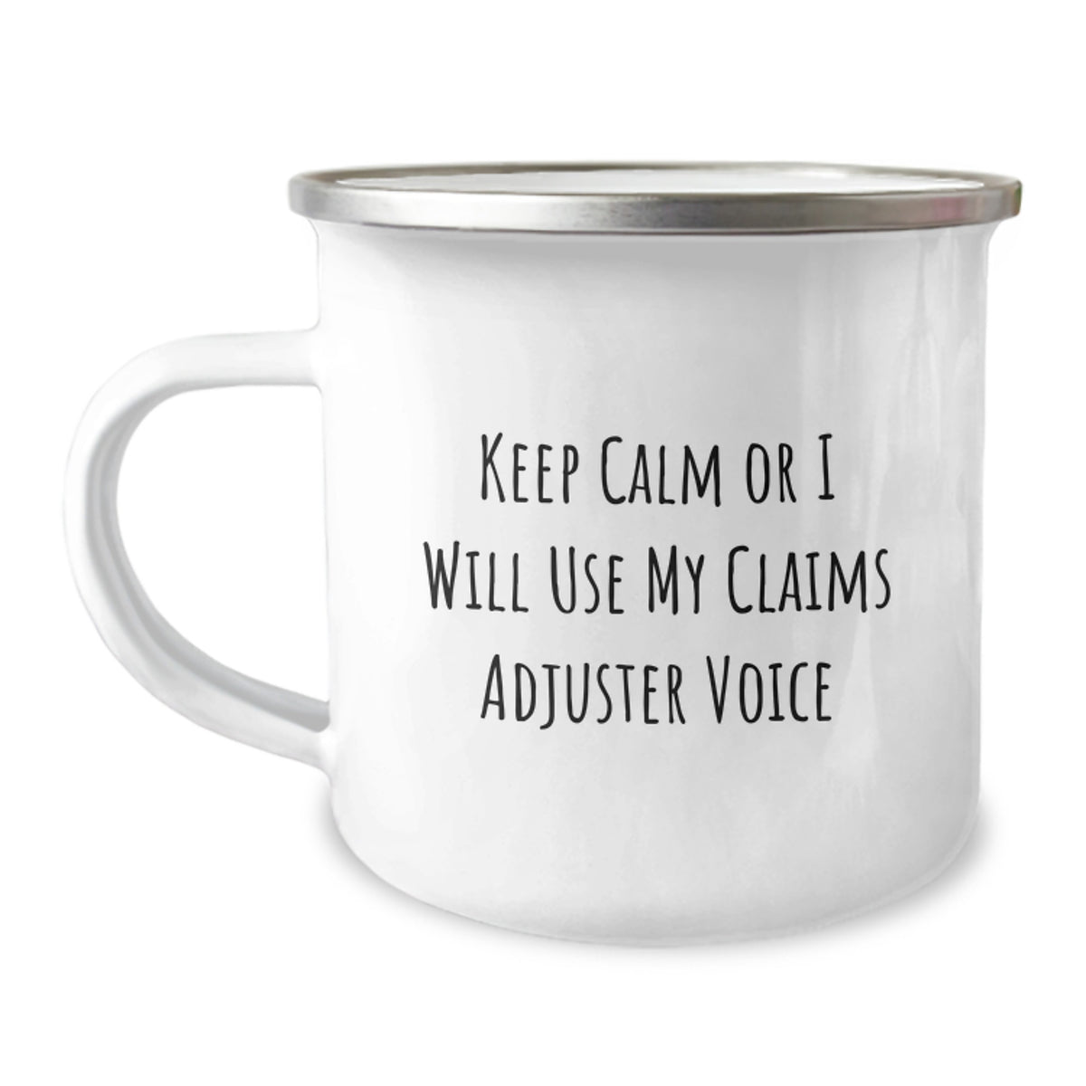 Funny Claims Adjuster Gifts from Men to Women, Keeps Calm Or I Will Use My 'Tough' Claims Adjuster Voice Valentine's Unique Gifts for Claims Adjuster Friends - Image 1
