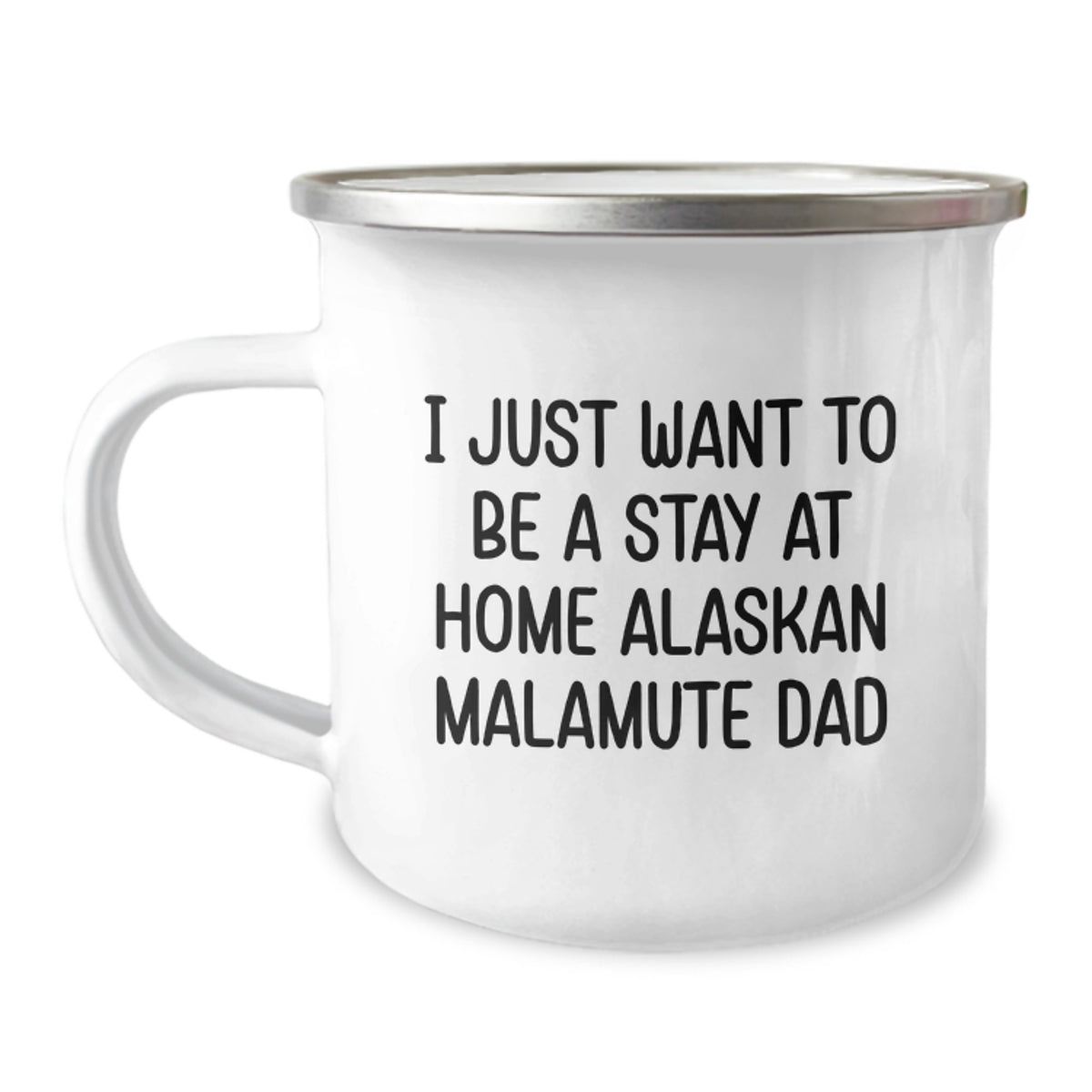 Alaskan Malamute Dog Lover Gifts from Friends to Men - Funny Camping Mug for Stay at Home Dad Graduation Unique Gifts - Image 1