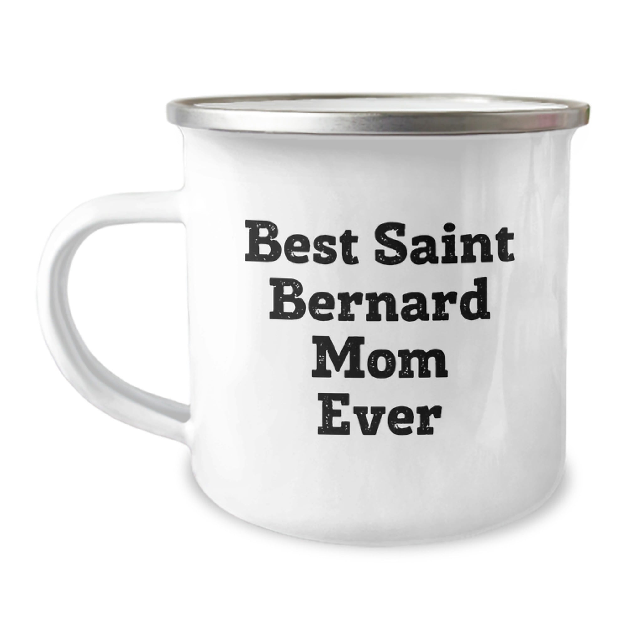 Funny Saint Bernard Dog Mom Gifts from Friends for Birthday Camping Mug - Image 1