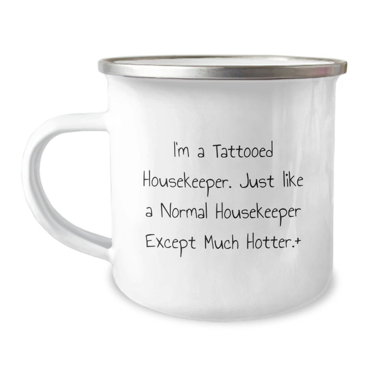 Funny Housekeeper Gifts, Housekeeper Humor Camping Mug, Gifts from Friends for Housekeeper, Birthday Unique Gifts - Image 1