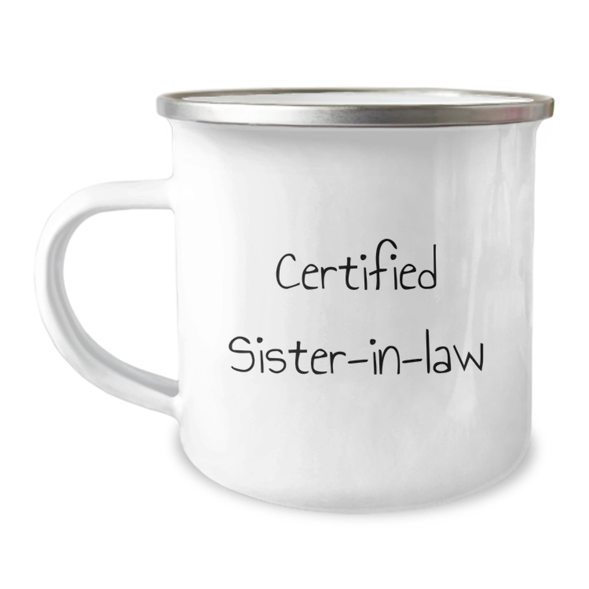 Funny Sister-in-law Gifts from Men Birthday Certified Sister-in-law Camping Mug, Sister-in-law Quotes, Sister-in-law Humor, Gifts for Sister-in-law - Image 1