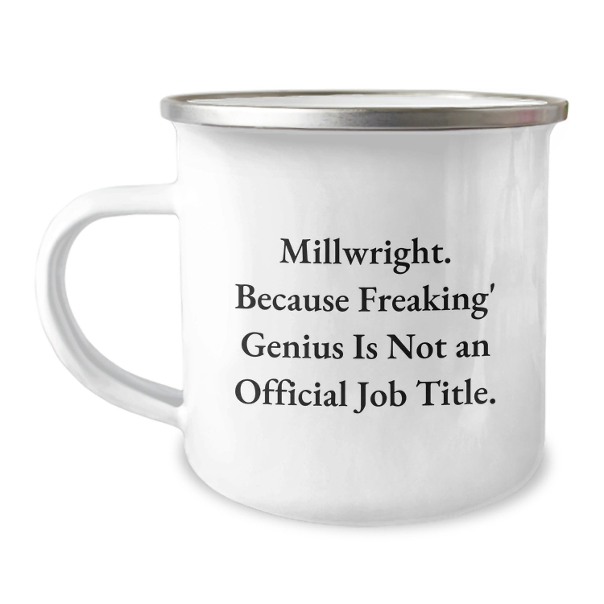 Funny Millwright Gifts for Men Christmas Unique Presents from Friends and Family Millwright Camping Mug - Image 1