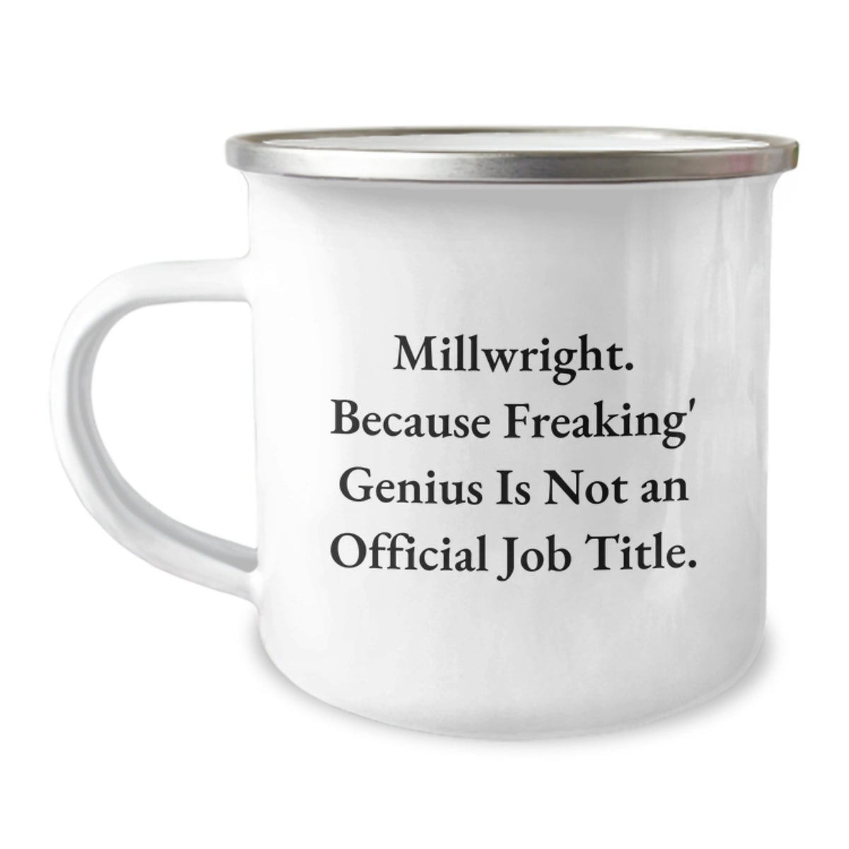 Funny Millwright Gifts for Men Christmas Unique Presents from Friends and Family Millwright Camping Mug - Image 1