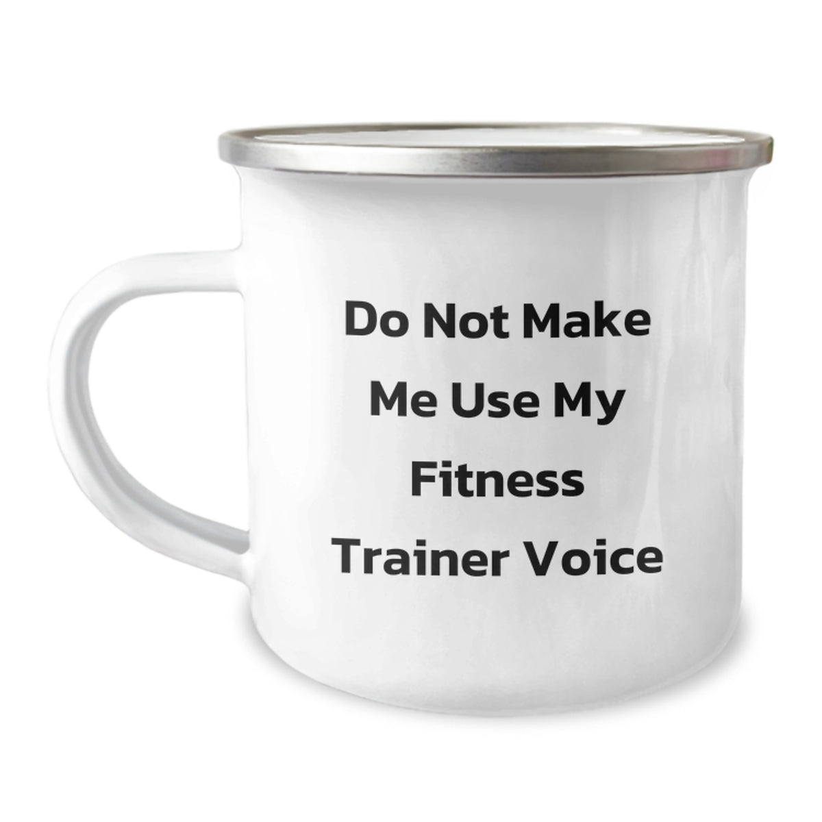 Fitness Trainer Camping Mug Gifts from Men to Women on Valentine's with Funny Quote - Image 1