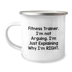 Fitness Trainer Funny Mug Gifts from Friends for Christmas Unique Presents - Image 1