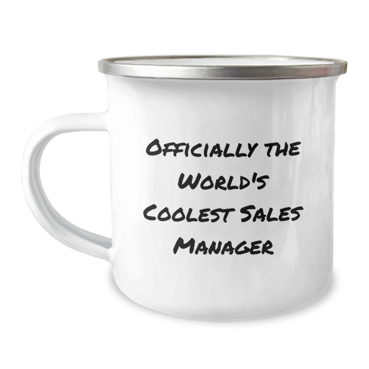 Funny Sales Manager Gifts from Friends, Officially The World's Coolest Sales Manager Christmas Unique Gifts for Men, Funny Camping Mug - Image 1