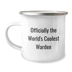 Funny Warden Gifts, Christmas Unique Gifts for Warden, Coolest Camping Mug - Image 1