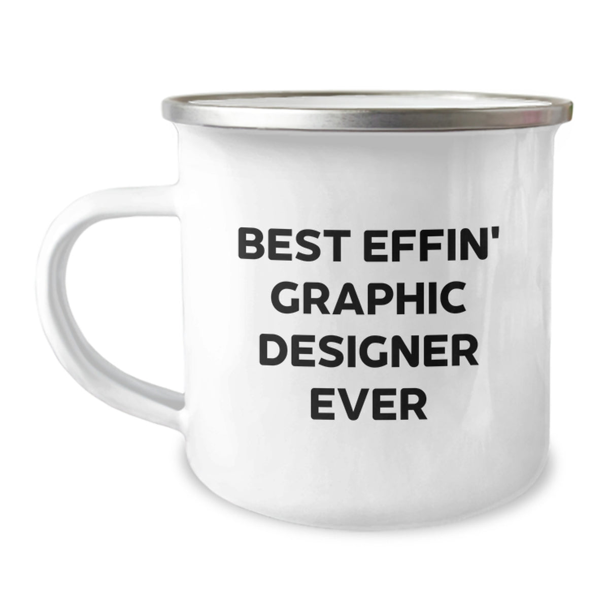 Graphic Designer Gifts from Friends to Coworkers - Funny Best Effin' Graphic Designer Ever Christmas Mugs for Graphic Designers - Image 1