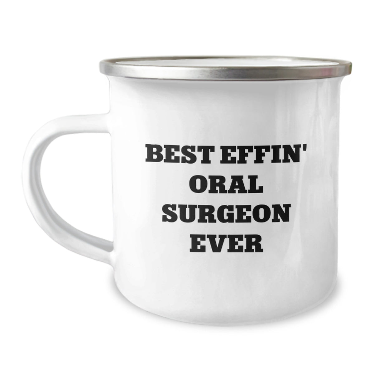 Funny Oral Surgeon Gifts from Friends, Best Effin' Camping Mug for Birthday, Unique Quote - Image 1
